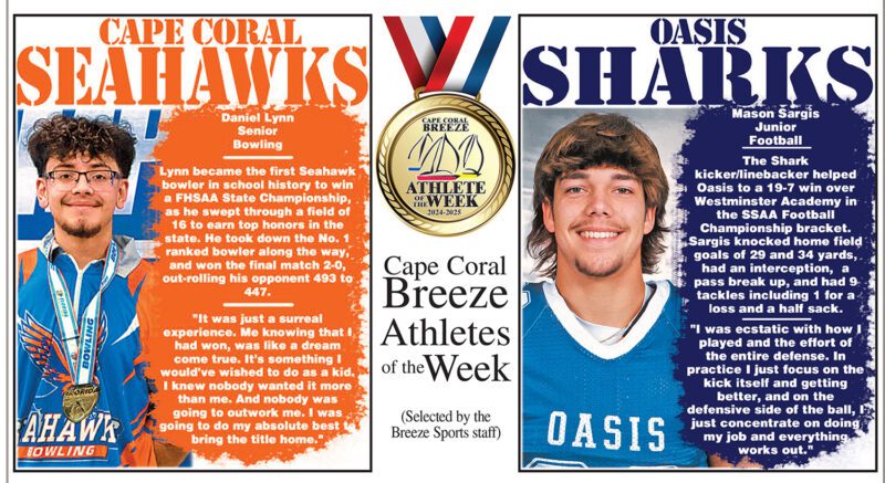 Athletes of the Week | Nov. 8 | Daniel Lynn & Mason Sargis